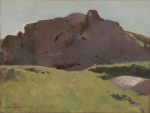 The Rocky Slope — Odilon Redon