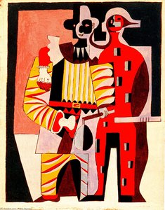 Pierrot And Harlequin — Pablo Picasso