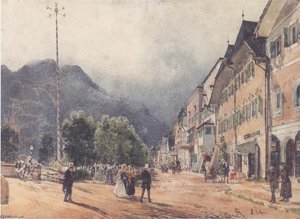 The Esplanade In Ischl — Rudolf Von Alt