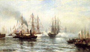 Reception Of The — Edward Moran