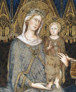 Maestà (detail) — Simone Martini