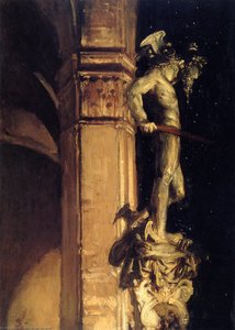 Statue Of Perseus By Night — John Singer Sargent
