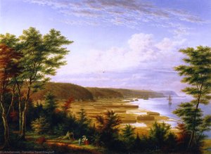 Sillery Cove, Quebec — Cornelius David Krieghoff, Romanticism