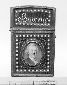 Souvenir With Portrait Of A Man — Louis Marie Sicardi
