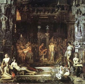 The Daughters Of Tespio — Gustave Moreau, Romantic Symbolism