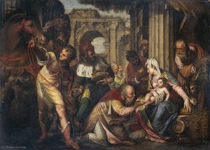 The Adoration Of The Magi — Paolo Farinati