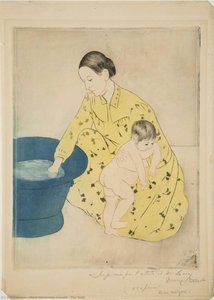 The Bath — Mary Stevenson Cassatt, Impressionism