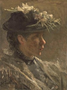 Study of Sijtje van Bemmel (1880-1963), Jozef Israëls, 1896