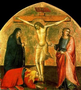 Crucifixion 1 — Agnolo Gaddi, Gothic Art