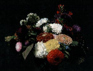Dahlias — Henri Fantin-latour