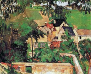 Etude - Paysage A Auvers — Paul Cézanne, Post-impressionism