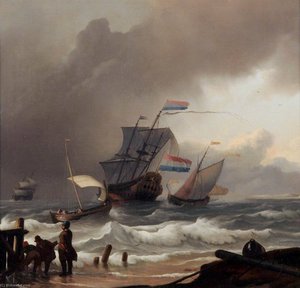 The Coming Squall — Ludolf Backhuysen I
