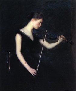 Girl With Violin (also Known As The Violinist) — Edmund Charles Tarbell