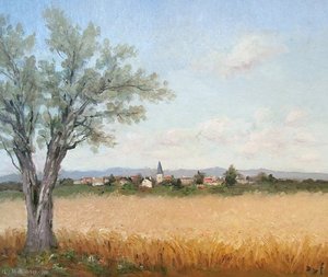 Fields Of Wheat At Saules — Marcel Dyf