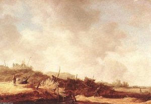 Landscape With Dunes — Jan Josephszoon Van Goyen, Dutch Golden Age