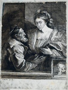 Titian`s Self Portrait With A Young — Sir Anthony Van Dyck