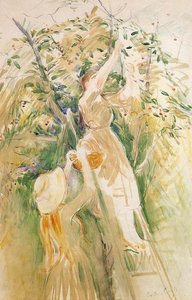 The Cherry Tree (study) — Berthe Morisot