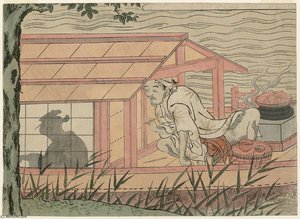 The Excited Boatman — Suzuki Harunobu
