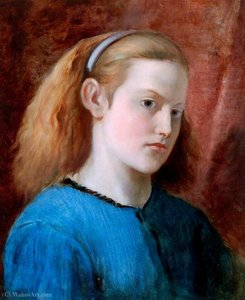 Girl in a Blue Dress