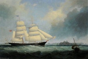 The 'francis John' Passing The Casquets — Philip John Ouless