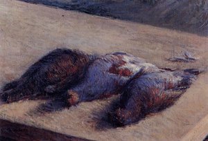 Three Partridges On A Table — Gustave Caillebotte