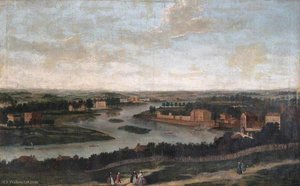View from Richmond Hill, Surrey, Looking North West