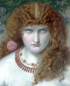 Helen Of Troy — Anthony Frederick Augustus Sandys, Pre-raphaelite