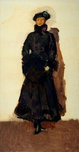 Portrait Of Mata Hari — Isaac Lazarus Israels, Hague School Impressionism