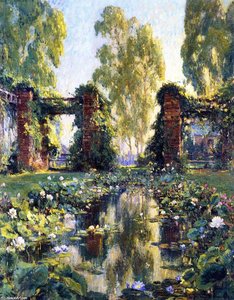 The Lotus Pond, El Encanto, Santa Barbara — Colin Campbell Cooper