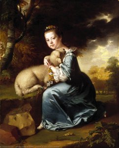 Portrait Of Miss Frances Warren — Joseph Wright Of Derby