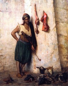 A Turkish Butcher Boy In Jerusalem — Jean-léon Gérôme