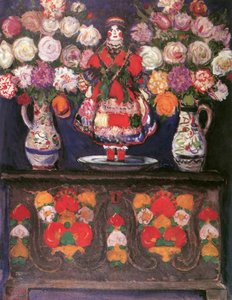 Chest With Tulips — István Csók