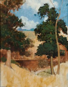 Trees In A Cornfield — Benjamin Haughton