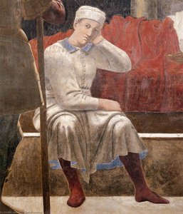 4. Vision Of Constantine (detail) — Piero Della Francesca