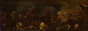 The Battle Of San Quentin — Luca Giordano