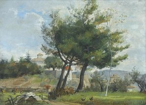 Landscape — Silvestro Lega