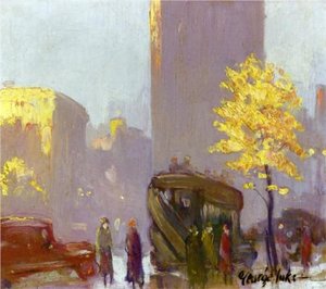 Fifth Avenue, New York — George Benjamin Luks