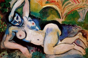 Nu Bleu Ou Souvenir De Biskra Huile Sur Toile Baltimore, Museum Of Art — Henri Matisse, Fauvist Expressionism