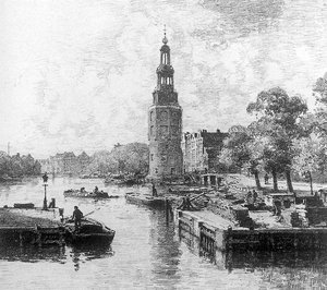 Montelbaanstoren In Amsterdam — Cornelis Vreedenburgh