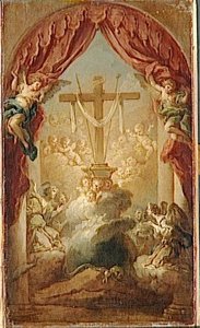 Esquisse Pour Les Sépulchres — Sebastiano Conca, Baroque Draftsmanship