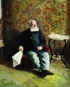 At The Porter's Room — Vladimir Yegorovich Makovsky, Realism