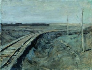 Railroad Tracks — Isaak Ilyich Levitan