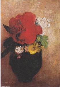 The Red Poppy — Odilon Redon