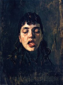 The Gorgon — Wilhelm Trübner