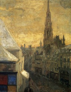 Hotel De Ville De Bruxelles — James Ensor, Impressionism