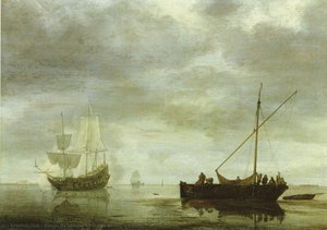 Frigate Giving A Salute — Simon De Vlieger