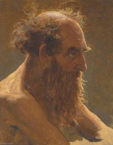 Study For Job And His Comforters — Ilya Yefimovich Repin