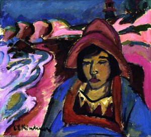 Girl In Southwester — Ernst Ludwig Kirchner
