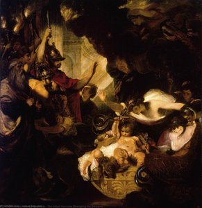 The Infant Hercules Strangling The Serpents — Sir Joshua Reynolds