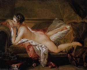 Blond Odalisque (l'odalisque Blonde) — François Boucher, Rococo